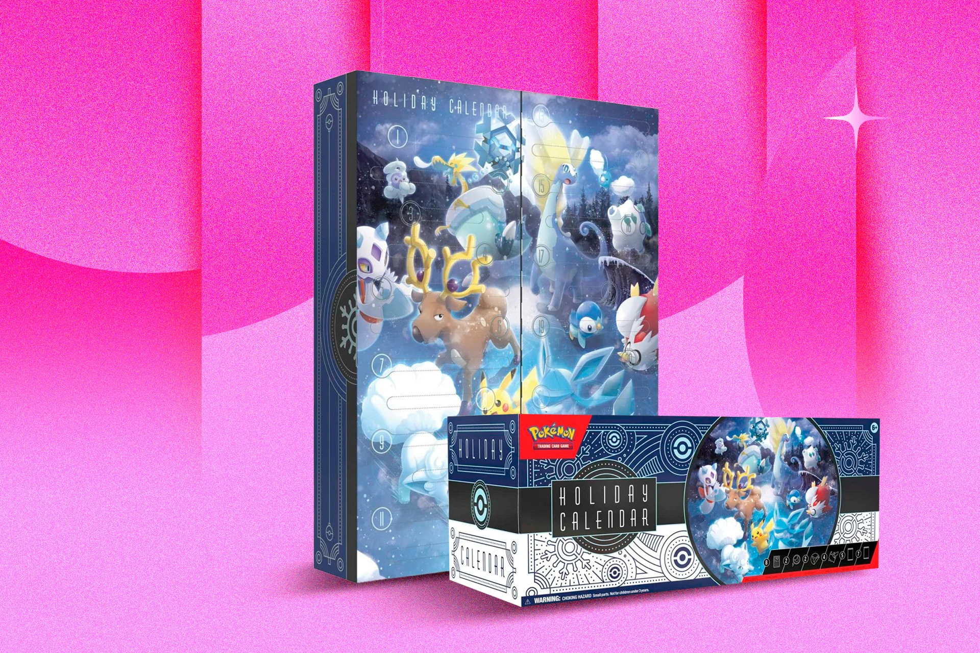 Pokemon Tcg Holiday Calendar (glaceon And Alolan Vulpix)