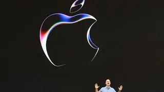 Apple CEO Tim Cook speaks before the start of the Apple Worldwide Developers Conference at its headquarters on June 05, 2023 in Cupertino, California. Apple CEO Tim Cook kicked off the annual WWDC23 developer conference