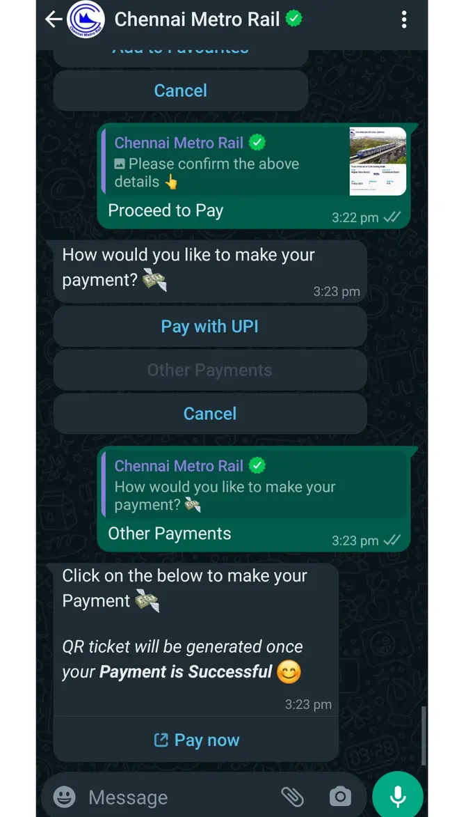 QR ticket will be generated after payment