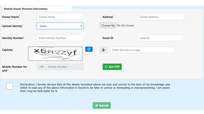 Device owner details. Picture credit: Sanchar Saathi